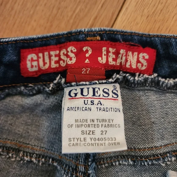 Vintage Guess Flare Jeans-27 - Picture 10 of 13